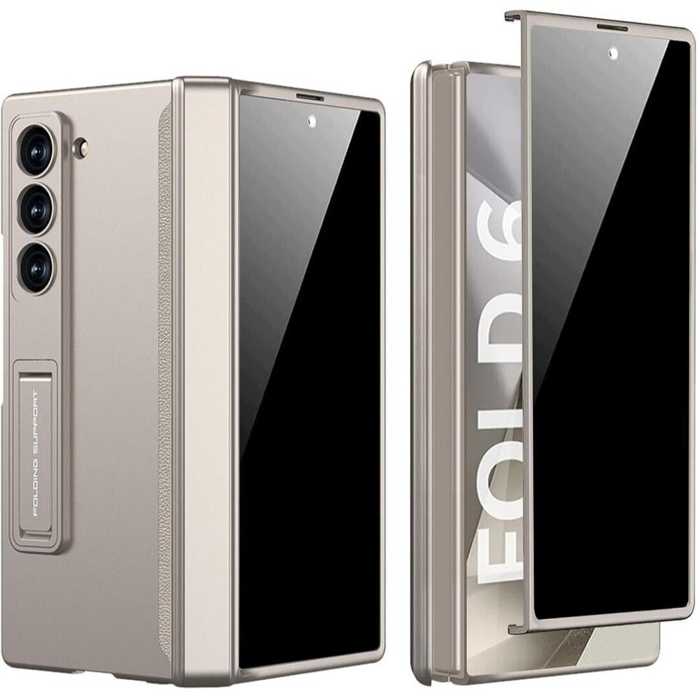 PUROOM for Samsung Galaxy Z Fold 6 Case with Privacy Screen Protector, Z Fold 6